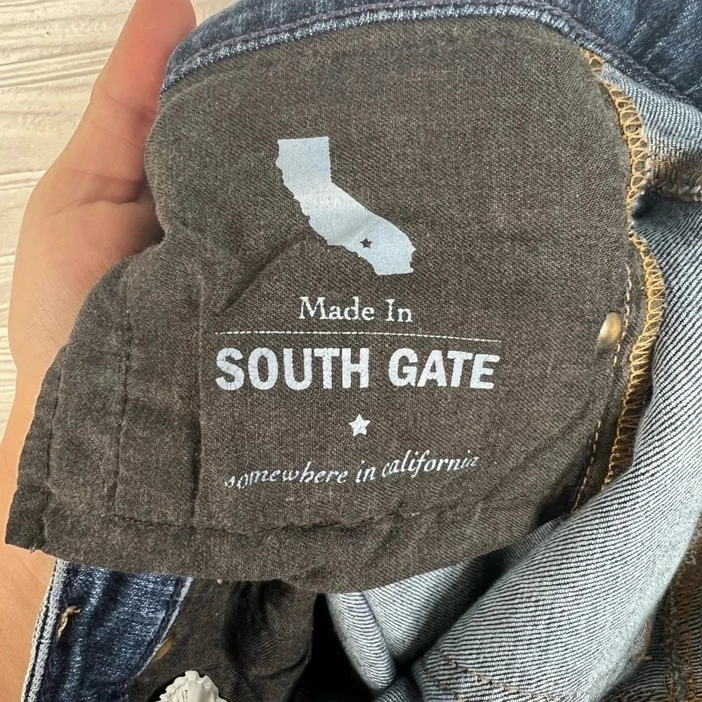 ⭐️AG Adriano Goldschmied The Stevie Slim Straight Jeans Distressed 29R - Picture 10 of 12
